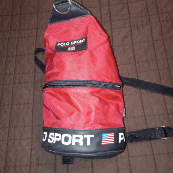 Vintage Polo Sport Ralph Laurensmall backpack shoulder laptop travelbucket
